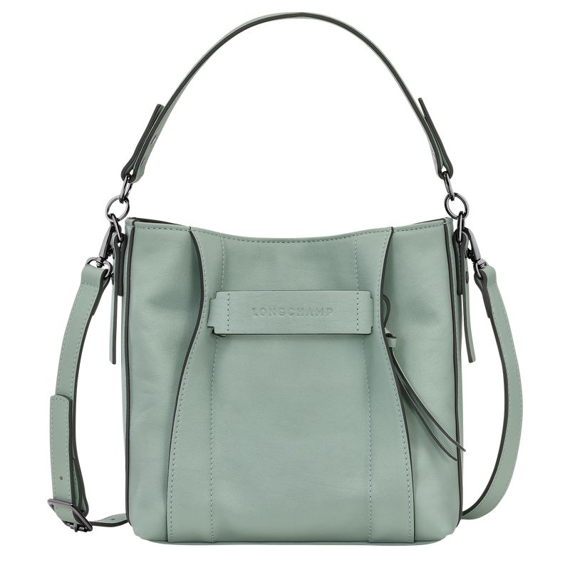 Blue Green Longchamp 3D S Women Crossbody Bag | India-857NKFGYL