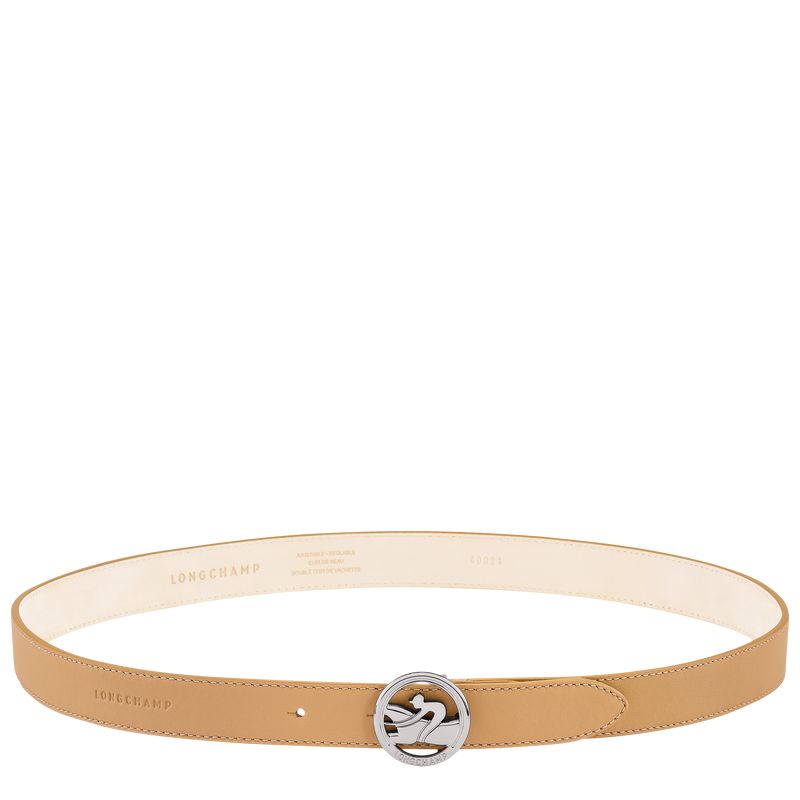 Brown Longchamp La Médaille Women Belt | India-218SYGDRW